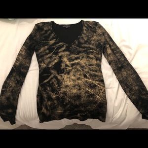 Black and gold long sleeve
